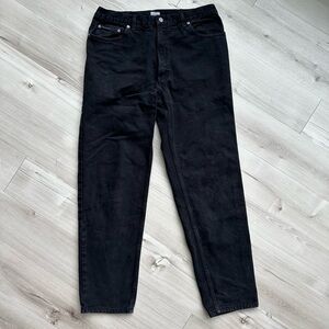 00s calvin klein 100% cotton black jeans